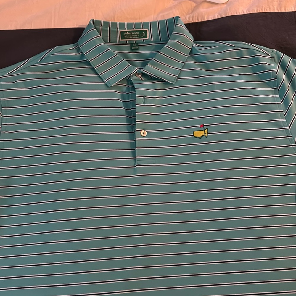 Peter millar green masters polo
